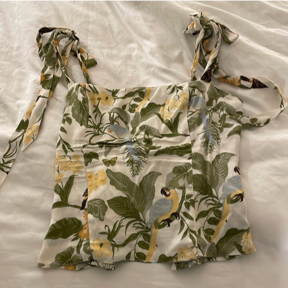 Reformation Ellora Tropics top
